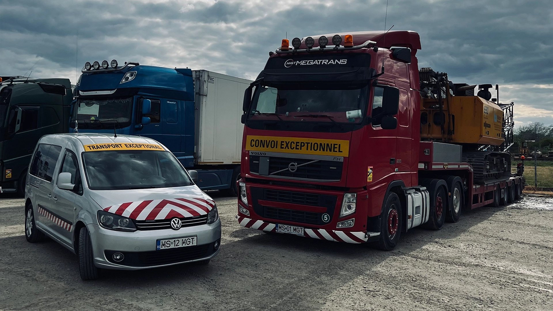 Escortă transport agabaritic Megatrans